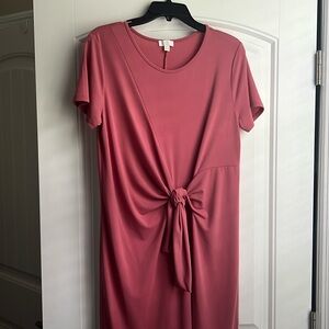 Light Pink Midi Dress